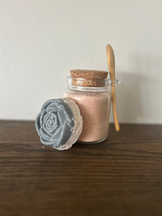 Pink Himalayan Sea Salt and Charcoal Soap